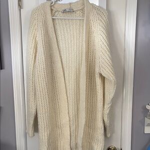 Zara Cream Knit Cardigan